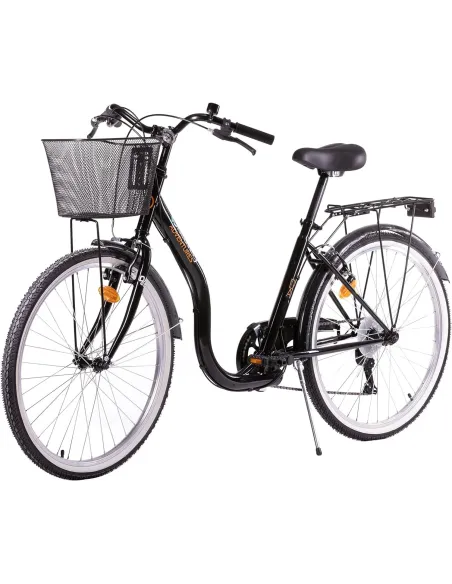 Rower Miejski 26 Damski Błotniki Osłona Bagażnik Oświetlenie Dzwonek Stopka
