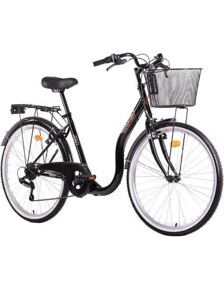 Rower Miejski 26 Damski Błotniki Osłona Bagażnik Oświetlenie Dzwonek Stopka