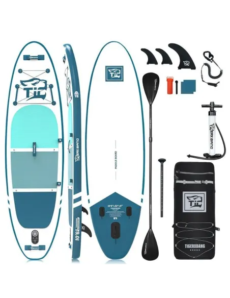 Deska SUP Pompowana Do Pływania TIGERXBANG Paddle Board 320cm Wiosło Pompka