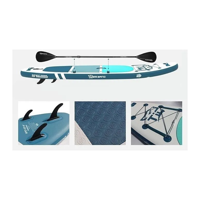 Deska SUP Pompowana Do Pływania TIGERXBANG Paddle Board 320cm Wiosło Pompka