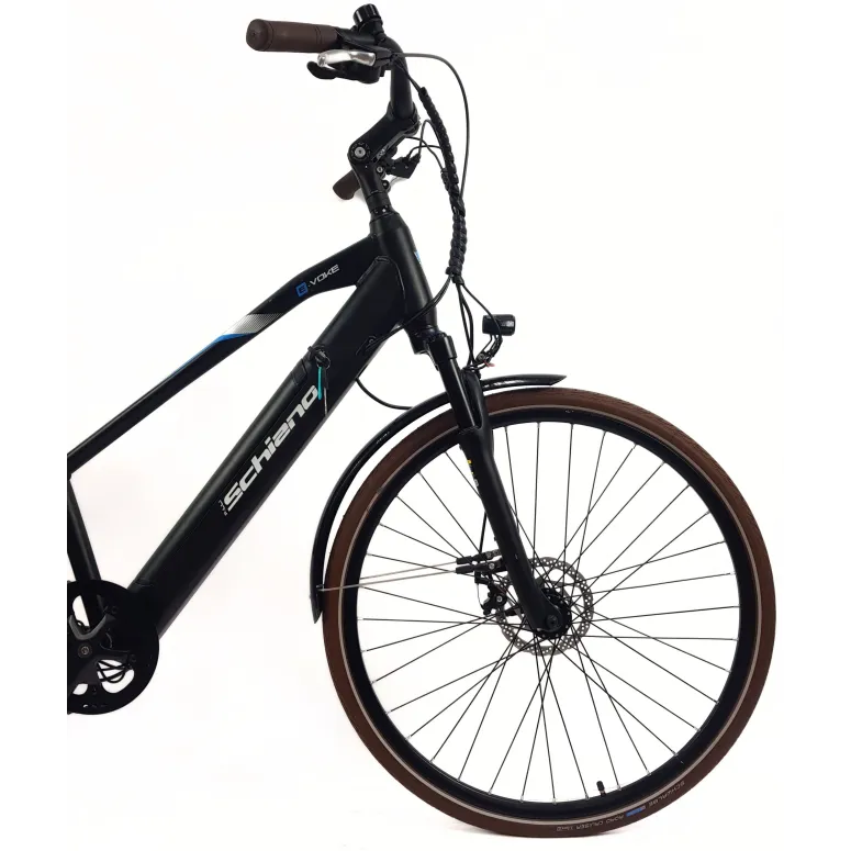 Elektryczny Rower Miejski 28 Alu Tarcze Wspomaganie Bagażnik Dzwonek