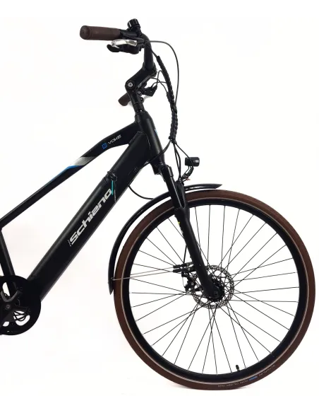 Elektryczny Rower Miejski 28 Alu Tarcze Wspomaganie Bagażnik Dzwonek