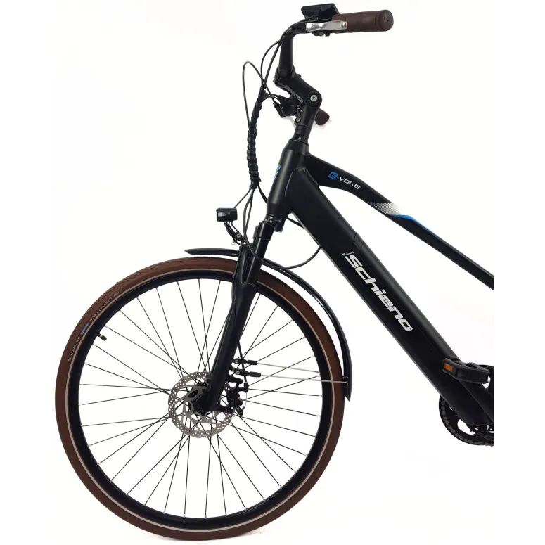 Elektryczny Rower Miejski 28 Alu Tarcze Wspomaganie Bagażnik Dzwonek