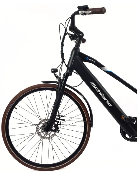 Elektryczny Rower Miejski 28 Alu Tarcze Wspomaganie Bagażnik Dzwonek