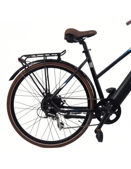 Elektryczny Rower Miejski 28 Alu Tarcze Wspomaganie Bagażnik Dzwonek