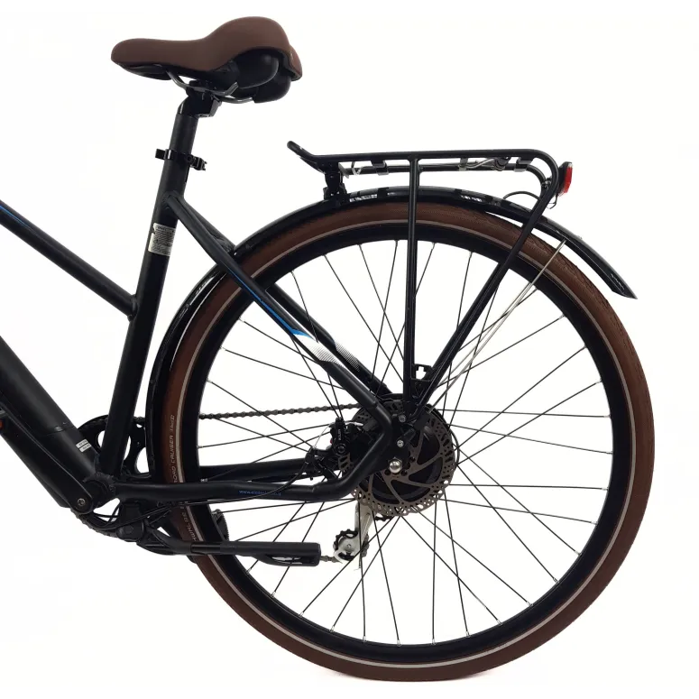 Elektryczny Rower Miejski 28 Alu Tarcze Wspomaganie Bagażnik Dzwonek