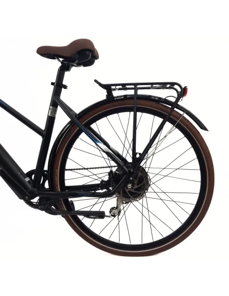 Elektryczny Rower Miejski 28 Alu Tarcze Wspomaganie Bagażnik Dzwonek