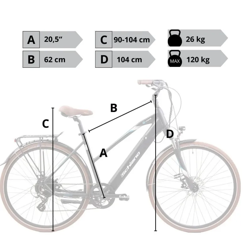 Elektryczny Rower Miejski 28 Alu Tarcze Wspomaganie Bagażnik Dzwonek