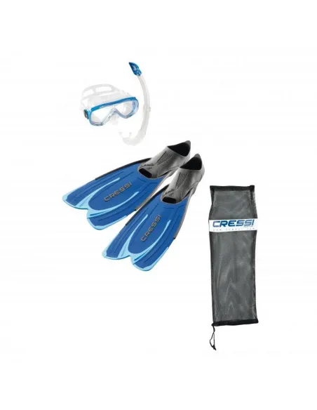 Zestaw Do Nurkowania Cressi Agua Bag Uniwersalna Płetwy Maska Fajka 37/38
