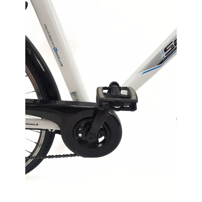 Elektryczny Rower Miejski 28 ALU Oświetlenie Dzwonek Wspomaganie Bagażnik