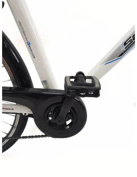 Elektryczny Rower Miejski 28 ALU Oświetlenie Dzwonek Wspomaganie Bagażnik