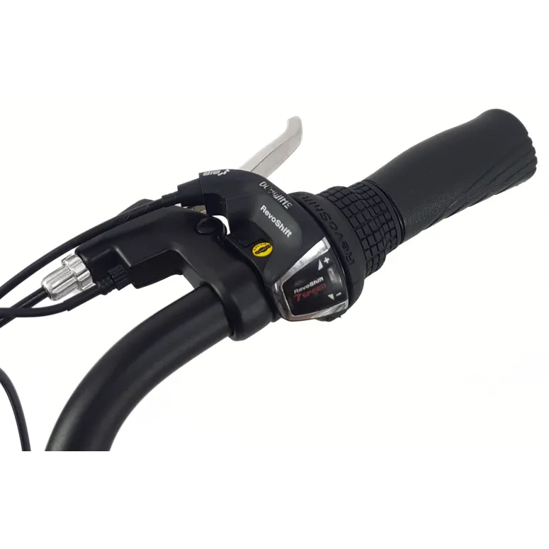 Elektryczny Rower Miejski 28 ALU Oświetlenie Dzwonek Wspomaganie Bagażnik