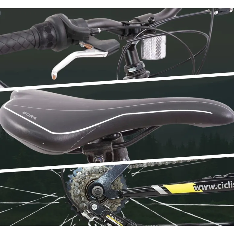 Rower Górski 26 Młodzieżowy Stal Pełna Amortyzacja Dzwonek Stopka Odblaski