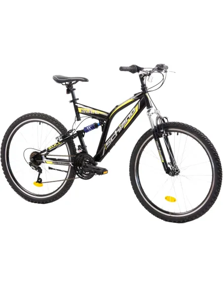 Rower Górski 26 Młodzieżowy Stal Pełna Amortyzacja Dzwonek Stopka Odblaski