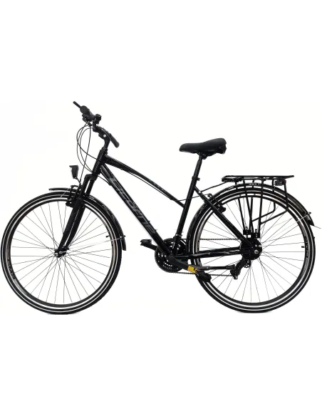 Rower Damski Trekkingowy 28 Cyngle Światła Błotniki Bagażnik Dzwonek Stopka