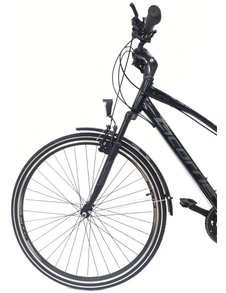 Rower Damski Trekkingowy 28 Cyngle Światła Błotniki Bagażnik Dzwonek Stopka