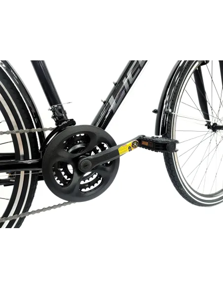 Rower Damski Trekkingowy 28 Cyngle Światła Błotniki Bagażnik Dzwonek Stopka