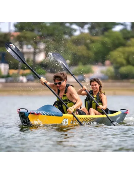 Kajak Dmuchany Aqua Marina Tomahawk AIR-K Dwuosobowy Ponton Pompka 440x78cm