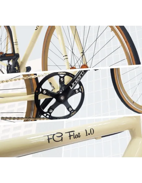 Rower Ostre Koło Męski 28 Stal U-Brake Wyścigowy Jednobiegowy Retro Lekki