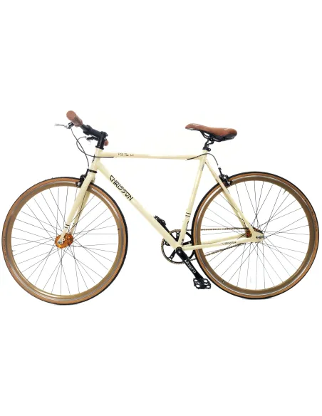 Rower Ostre Koło Męski 28 Stal U-Brake Wyścigowy Jednobiegowy Retro Lekki