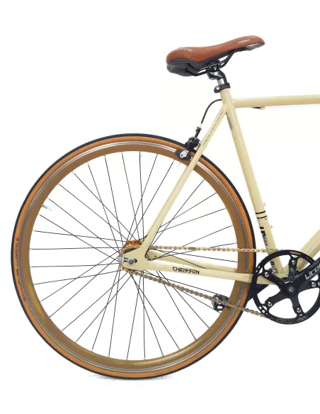 Rower Ostre Koło Męski 28 Stal U-Brake Wyścigowy Jednobiegowy Retro Lekki