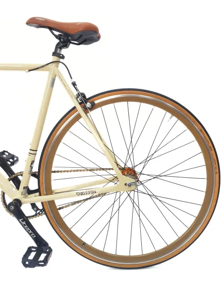 Rower Ostre Koło Męski 28 Stal U-Brake Wyścigowy Jednobiegowy Retro Lekki