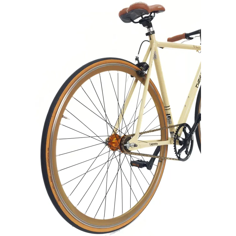 Rower Ostre Koło Męski 28 Stal U-Brake Wyścigowy Jednobiegowy Retro Lekki