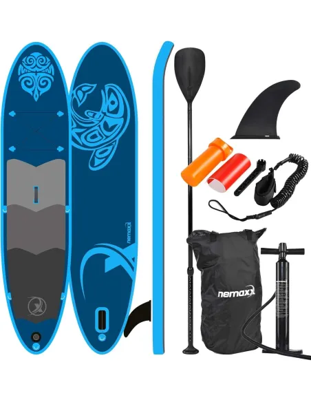 Deska SUP Pompowana Do Pływania Nemaxx PB330 Paddle Board 330 Wiosło Pompka