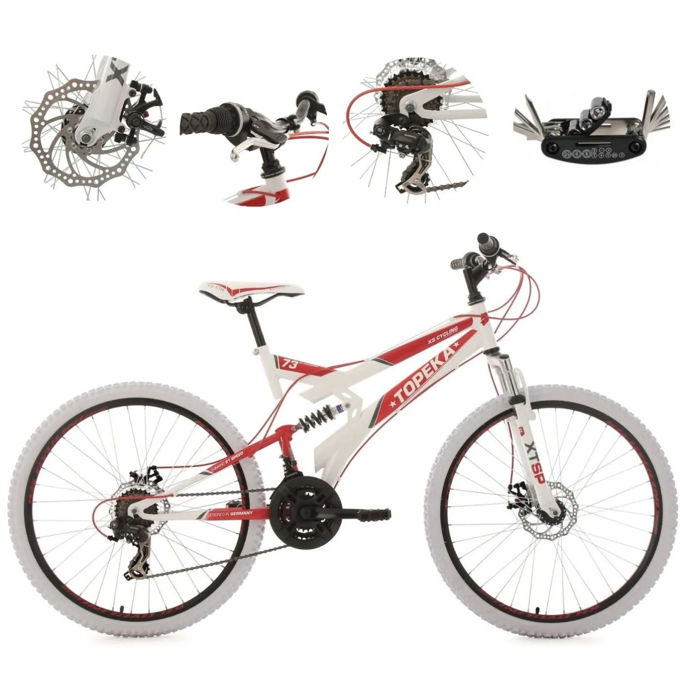 Rower Górski 26 Młodzieżowy Pełna Amortyzacja Hamulce Tarczowe Dzwonek Stal