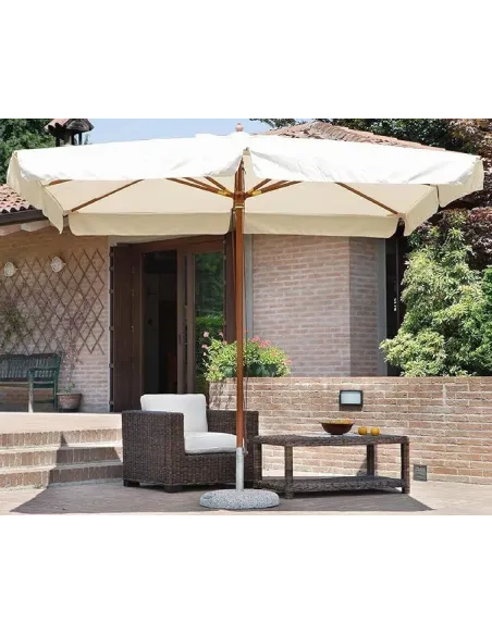 Parasol Ogrodowy Megashopitalia Duży 3x4 Składany Przeciwsłoneczny Solidny