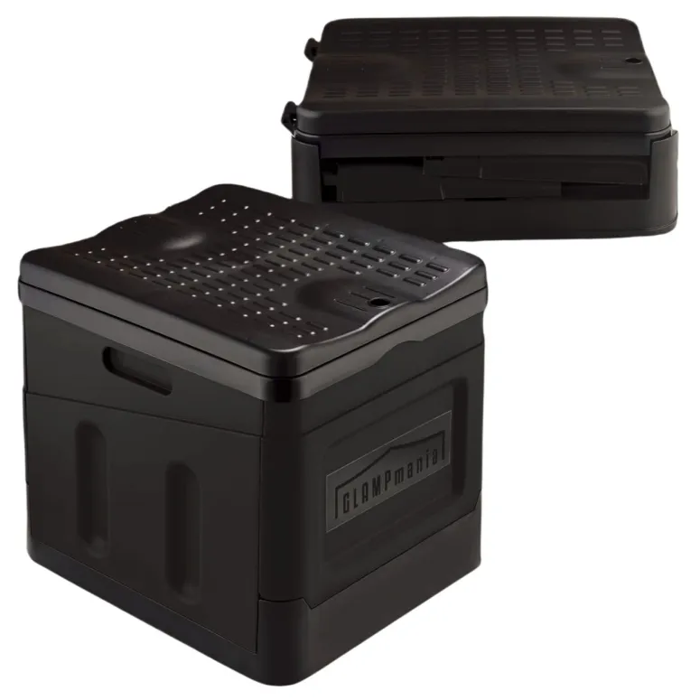 Toaleta Turystyczna Przenośna Kempingowa Mobilne WC Na Działkę Czarna 30L