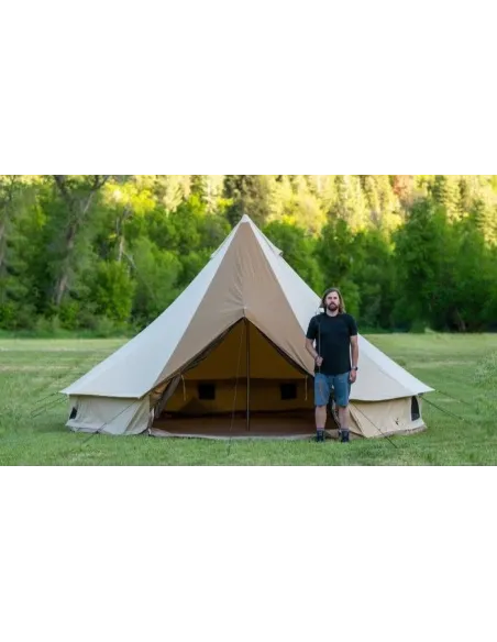 Namiot Kempingowy TETON Sierra Canvas Bell 16 8 Osobowy Rodzinny 488x488 cm