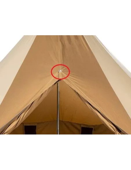 Namiot Kempingowy TETON Sierra Canvas Bell 16 8 Osobowy Rodzinny 488x488 cm