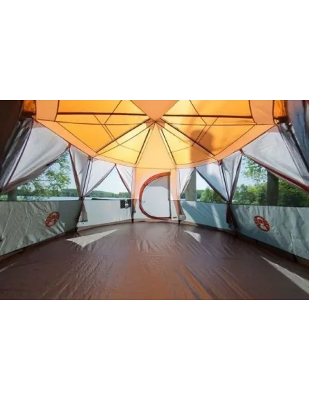 Namiot Turystyczny Kempingowy Coleman Cortes Octagon 8-Osobowy Rodzinny 396