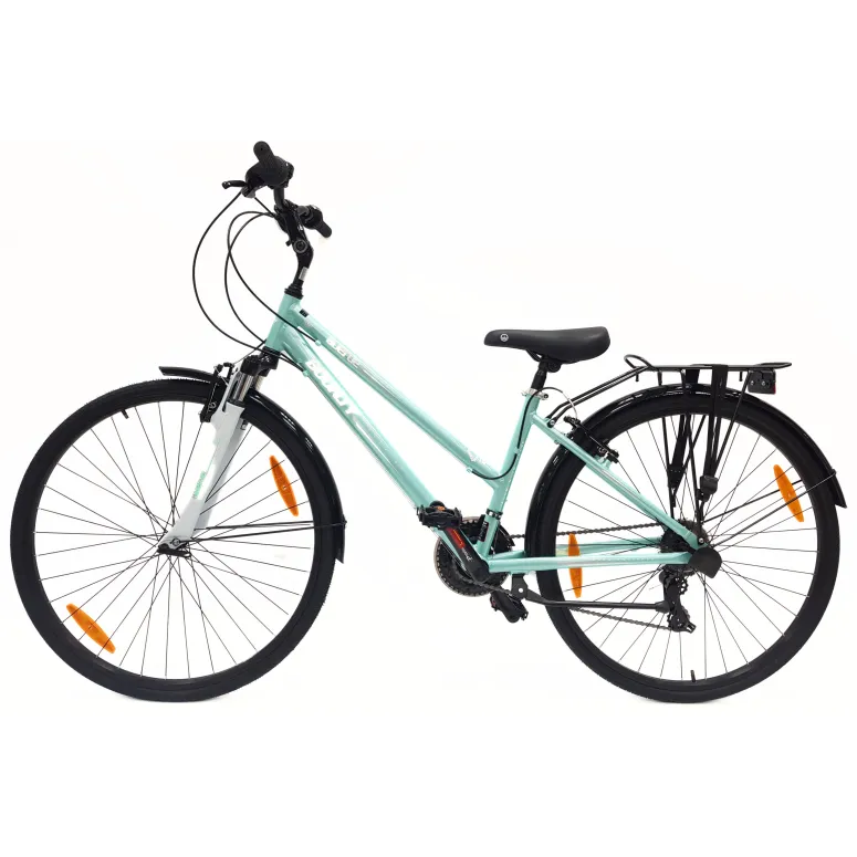 Rower Trekkingowy 28 ALU Damski Błotniki Dzwonek Bagażnik Odblaski Stopka