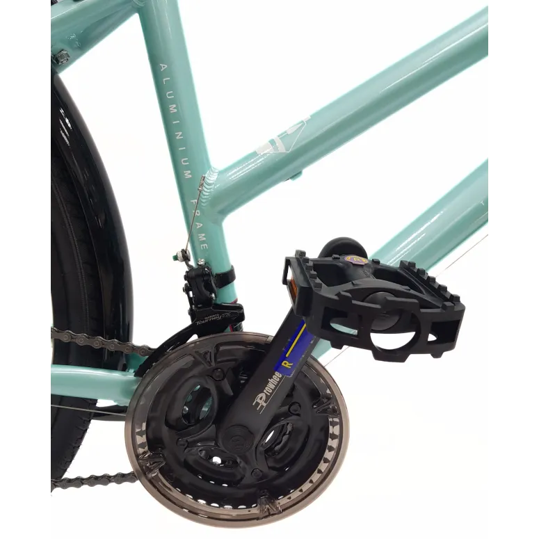 Rower Trekkingowy 28 ALU Damski Błotniki Dzwonek Bagażnik Odblaski Stopka