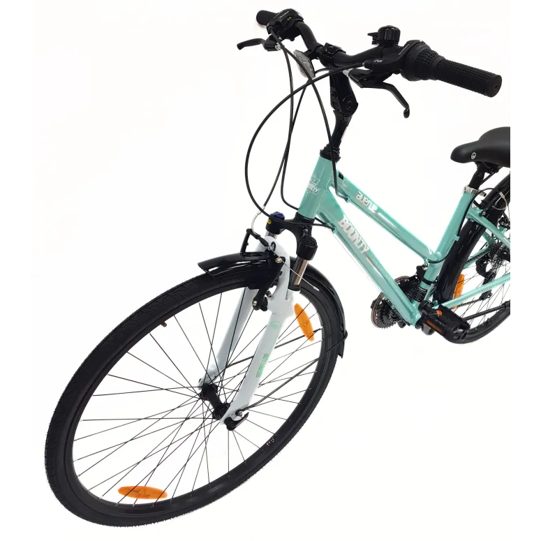 Rower Trekkingowy 28 ALU Damski Błotniki Dzwonek Bagażnik Odblaski Stopka