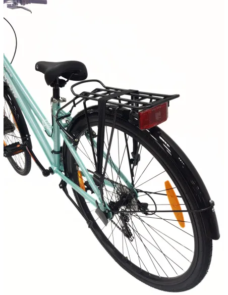 Rower Trekkingowy 28 ALU Damski Błotniki Dzwonek Bagażnik Odblaski Stopka