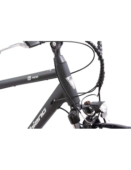 Elektryczny Rower Trekkingowy 28 ALU Wspomaganie Bagażnik Światła Dzwonek