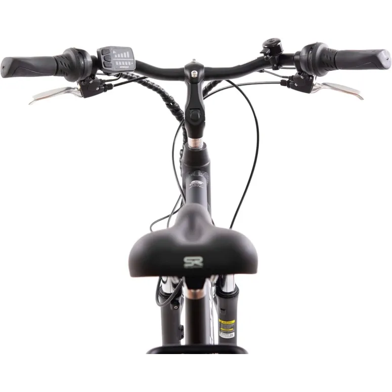 Elektryczny Rower Trekkingowy 28 ALU Wspomaganie Bagażnik Światła Dzwonek