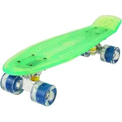 Deskorolka Fiszka Świecąca Koła LED WeSkate Cruiser Dla Dzieci 100kg 55cm