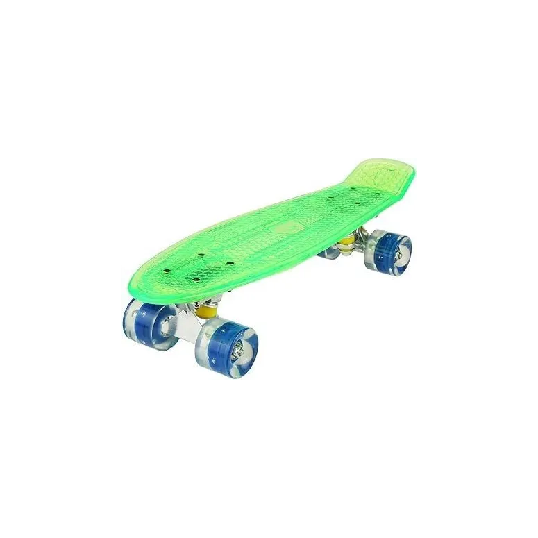 Deskorolka Fiszka Świecąca Koła LED WeSkate Cruiser Dla Dzieci 100kg 55cm