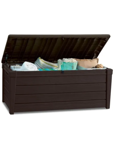 Skrzynia Ogrodowa Balkonowa Keter Brightwood Do Ogrodu Tarasowa 455 litrów