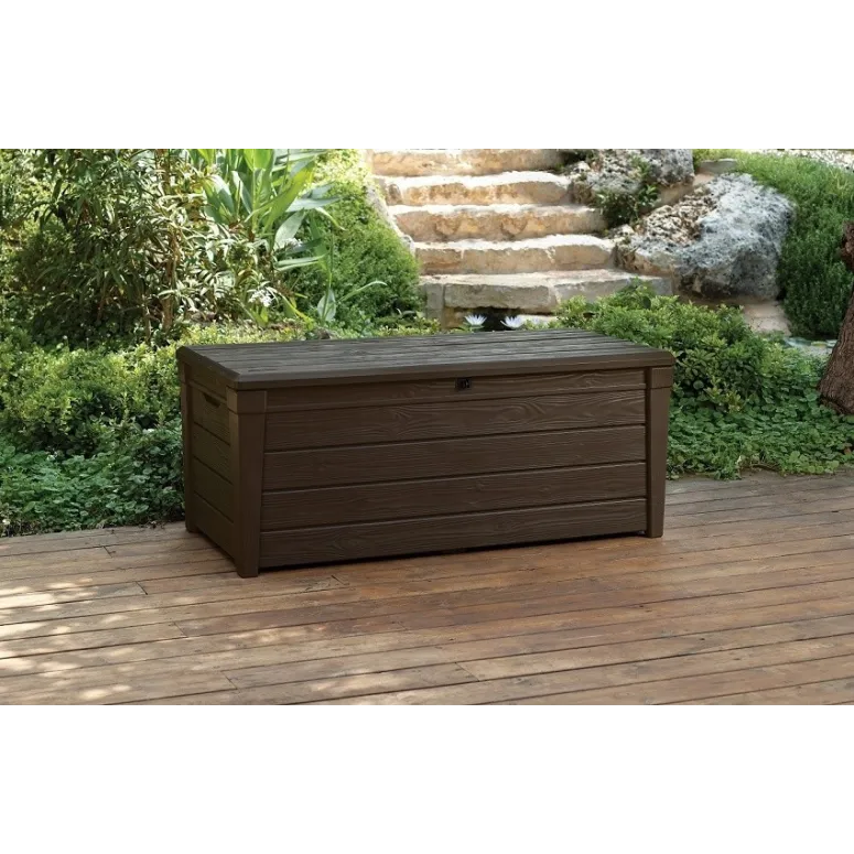 Skrzynia Ogrodowa Balkonowa Keter Brightwood Do Ogrodu Tarasowa 455 litrów