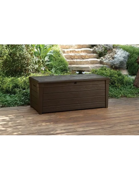 Skrzynia Ogrodowa Balkonowa Keter Brightwood Do Ogrodu Tarasowa 455 litrów