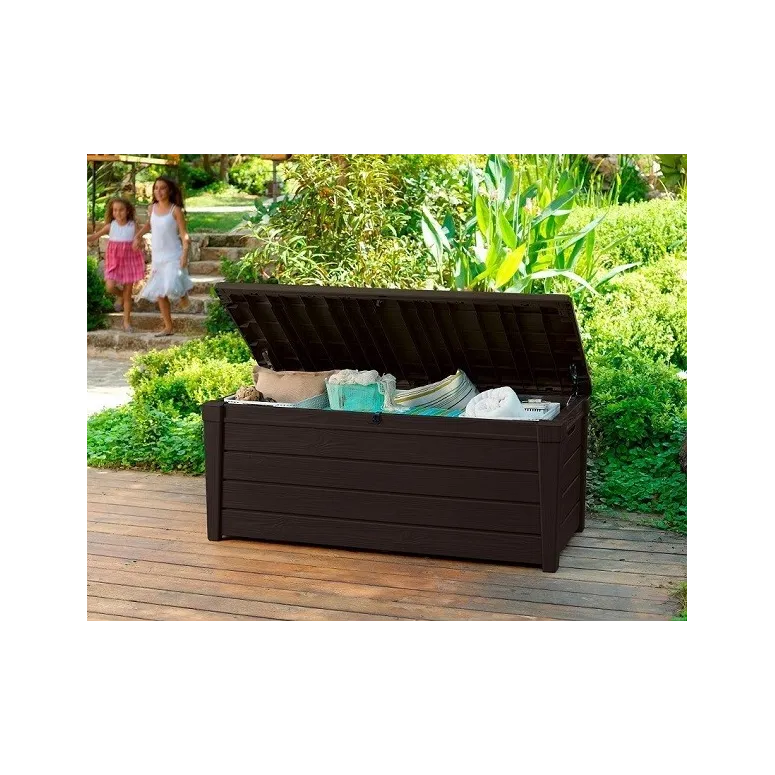 Skrzynia Ogrodowa Balkonowa Keter Brightwood Do Ogrodu Tarasowa 455 litrów