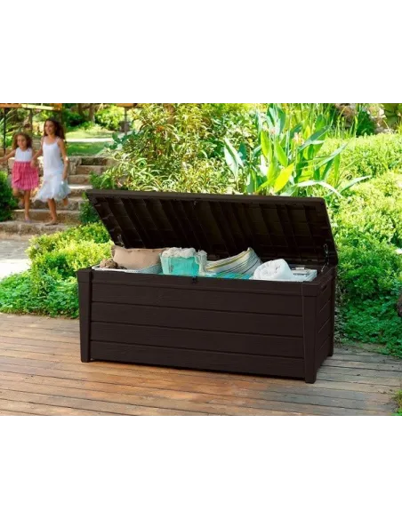 Skrzynia Ogrodowa Balkonowa Keter Brightwood Do Ogrodu Tarasowa 455 litrów