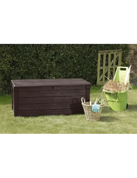 Skrzynia Ogrodowa Balkonowa Keter Brightwood Do Ogrodu Tarasowa 455 litrów