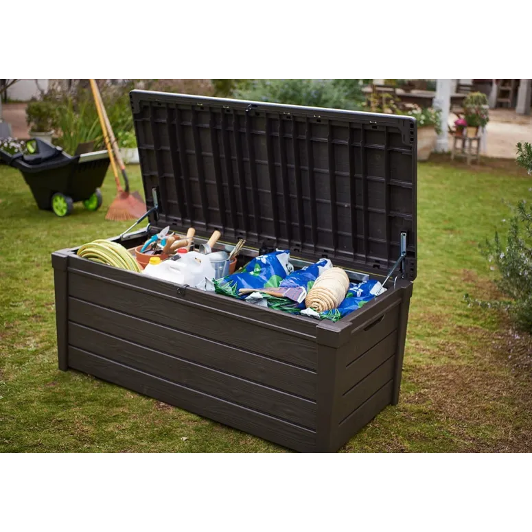 Skrzynia Ogrodowa Balkonowa Keter Brightwood Do Ogrodu Tarasowa 455 litrów