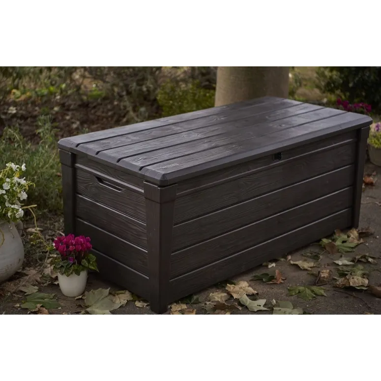 Skrzynia Ogrodowa Balkonowa Keter Brightwood Do Ogrodu Tarasowa 455 litrów